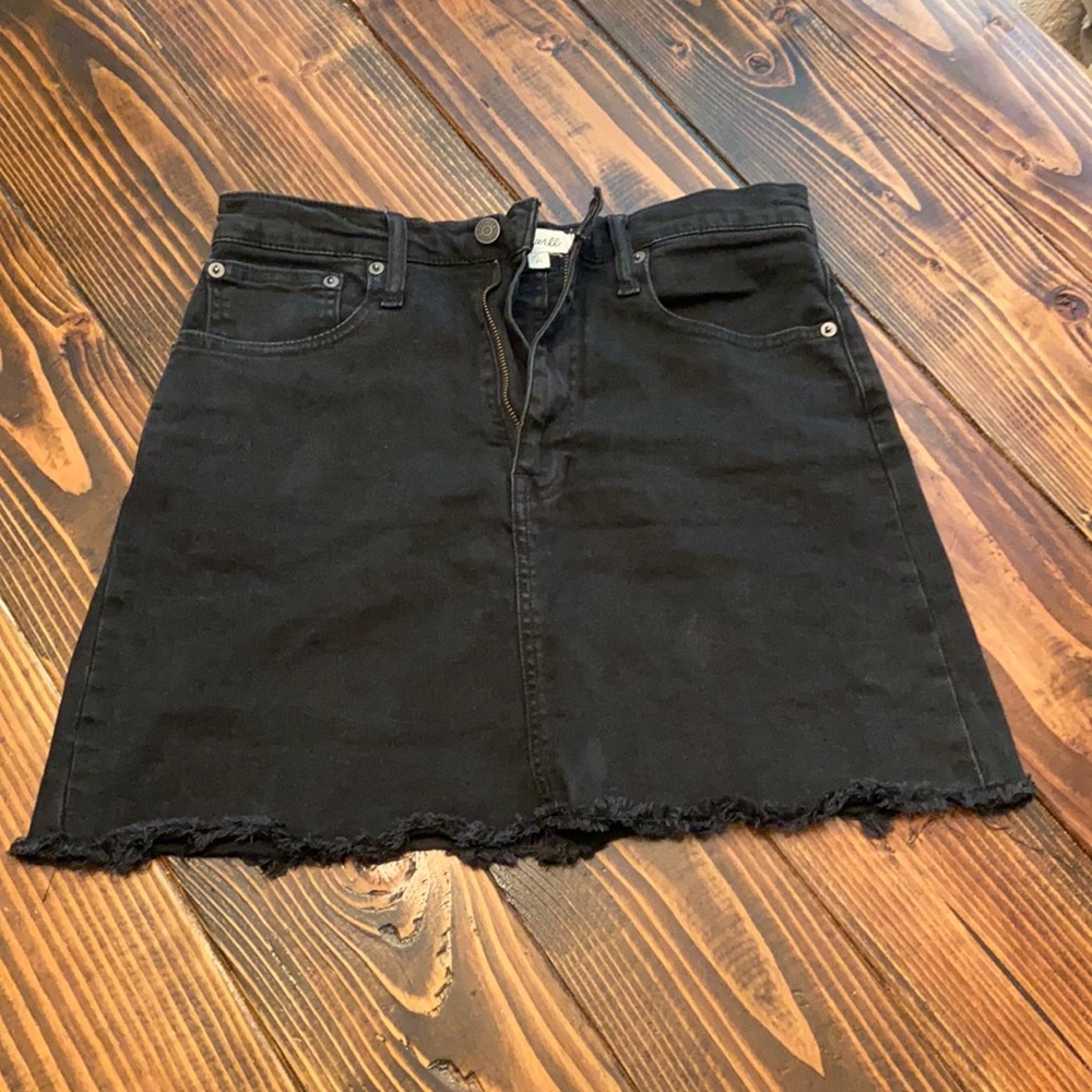 Black Jean skirt by Madewell